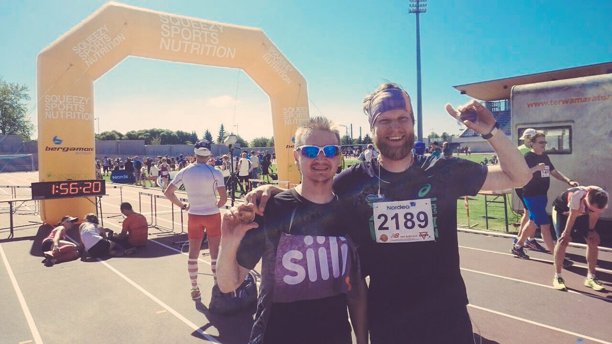 SiiliSolutions's tweet photo. Congrats Olavi and Tommi! Well done! #Terwamaraton #oulu #2189 #2077 #siilistory https://t.co/7f5D4ptYbF