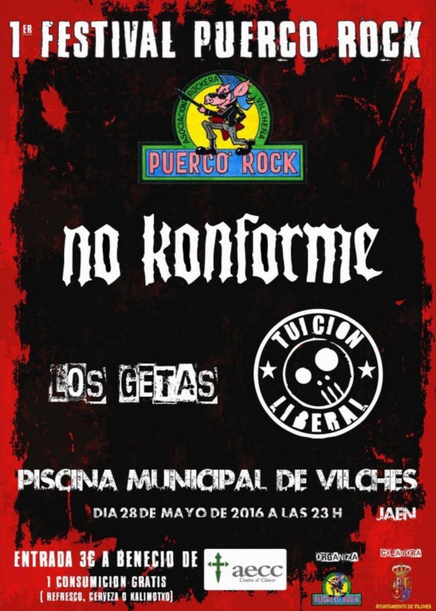 A unas horas del 1 Festival Puerco Rock! Hay ganas!