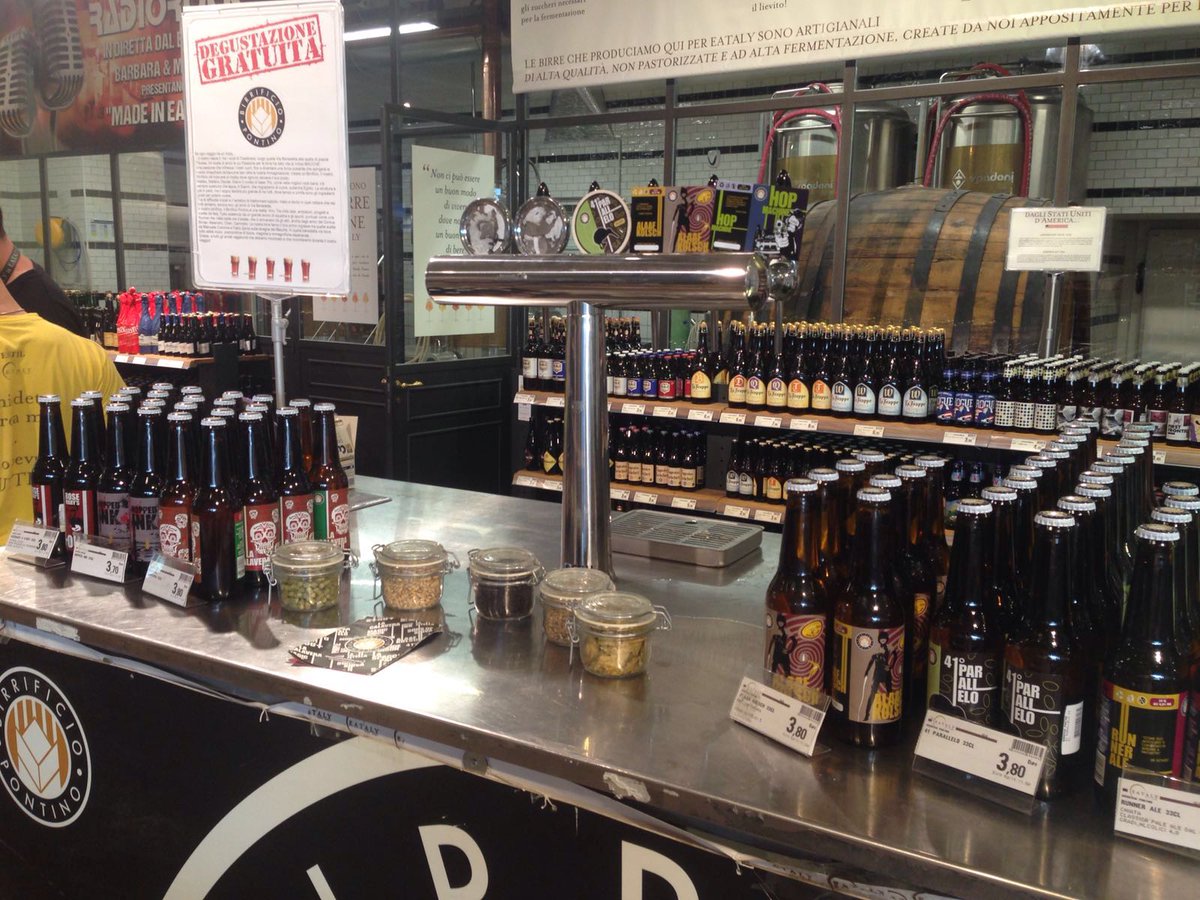 PontinoBrewery's tweet photo. Per ricordarvi che oggi e domani siamo da @BirreriaEatalyR @eatalyroma In degustazione #AlaafKolsch #K41 #HopMachine https://t.co/33o1QvP9AK