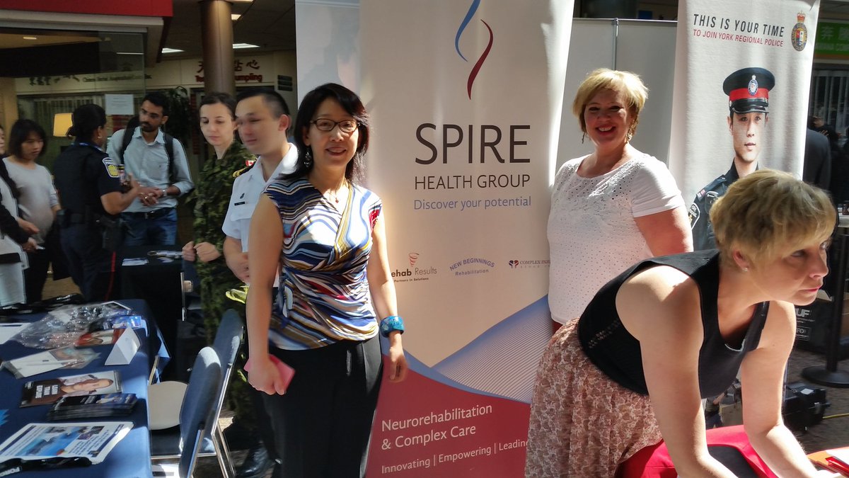 RehabResults's tweet photo. @spirehealrhgroup.com recruits health care providers at #tccsa job fair in Scarborough https://t.co/PDHNTF3DU0