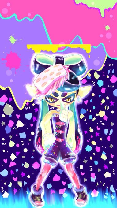 スプラトゥーン1周年のtwitterイラスト検索結果