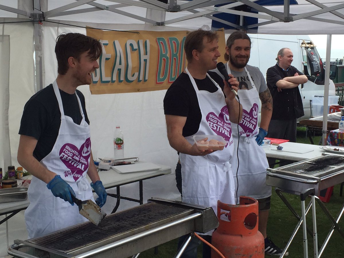 <a href="/thebeachbbq/">Beach BBQ</a> Cook Off mystery protein round: <a href="/Finnscottdelany/">Finn Scott-Delany</a> has ostrich, @foodboozereview has lambs testicles 😋