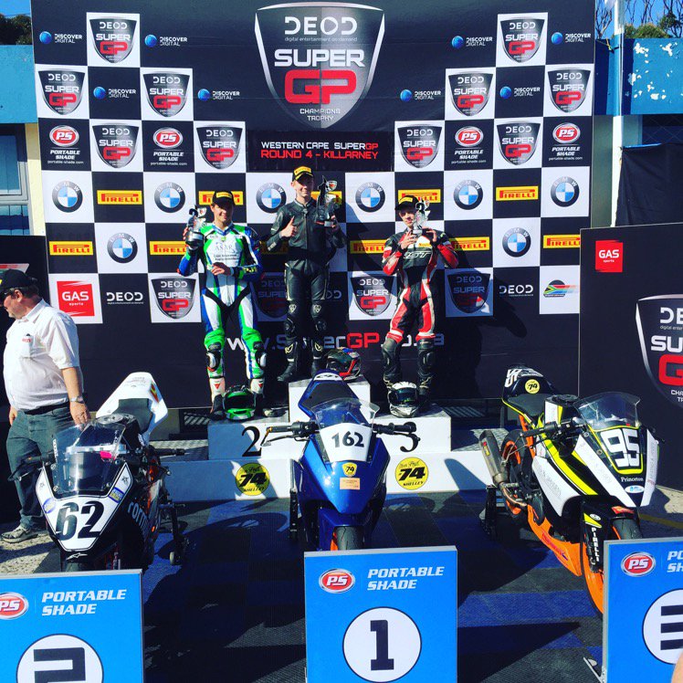 SA_SuperGP's tweet photo. #SuperJnr Race 2 Podium #NGLLogistic #PortableShade #DEOD #DiscoverDigital #Pirelli https://t.co/mOJniPYFmq