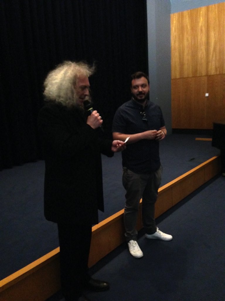 SEEFFBerlin's tweet photo. Director Alecs Nastoiu arrives 30 min before screening - by car from Romania! Gas is sponsored by @AuswaertigesAmt https://t.co/S1GKcNBpLs