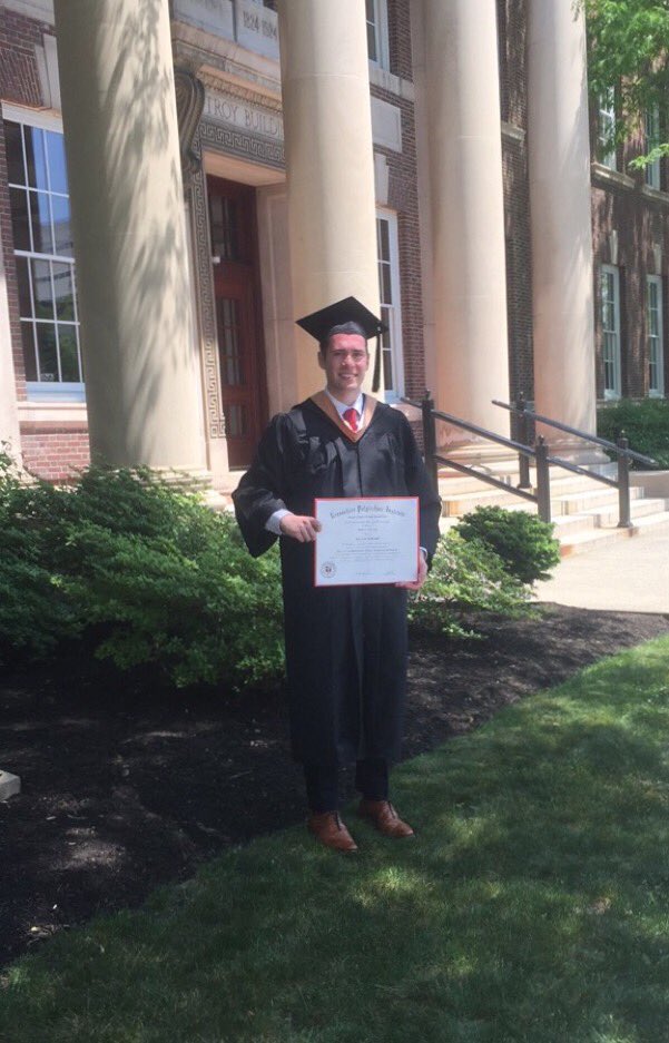 glennrothwell's tweet image. Thank you #RPI. It&apos;s been an incredible 4 years 🎓 #graduation #RPIcommencement