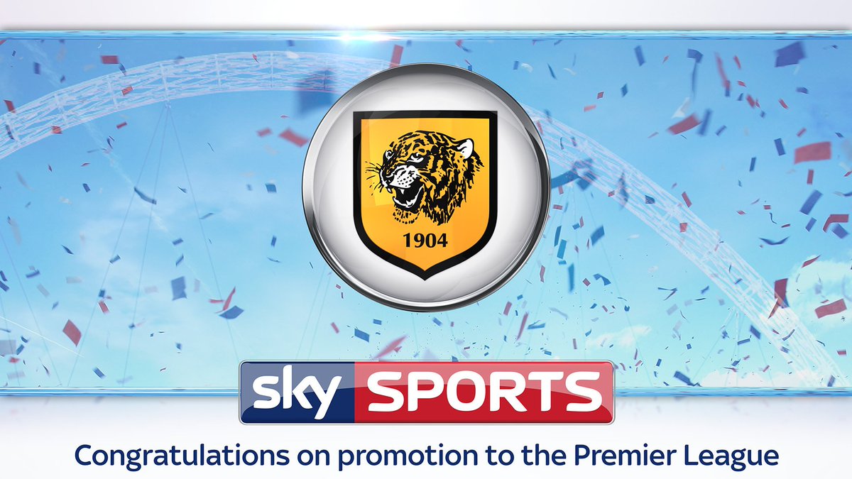 SkySports's tweet photo. Hull City are back in the @premierleague! https://t.co/R3GThd14ES
