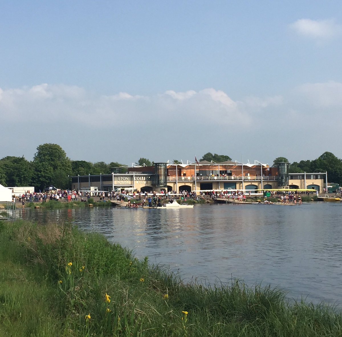 Unbelievable conditions and amazing racing at <a href="/EtonRowing/">Eton Rowing</a> Dorney today, looking forward to day 3 tomorrow. <a href="/nsr_uk/">National Schools' Regatta</a>
