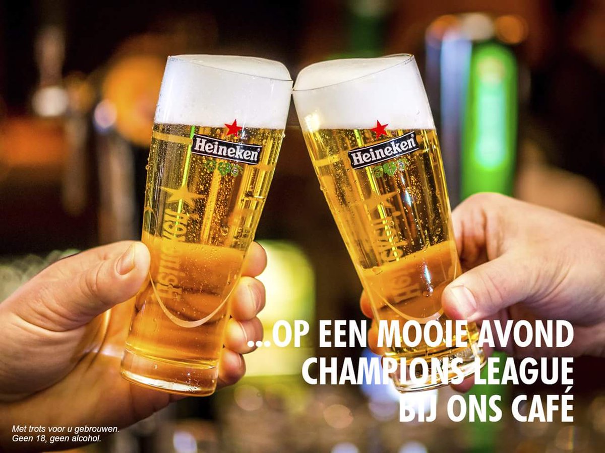 PROOST! #ChampionsLeague #vanavond #onscafe #heineken