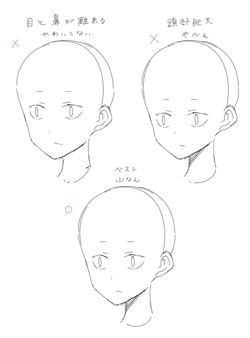 未だに顔って気を付けないとすぐ上の2つになる 