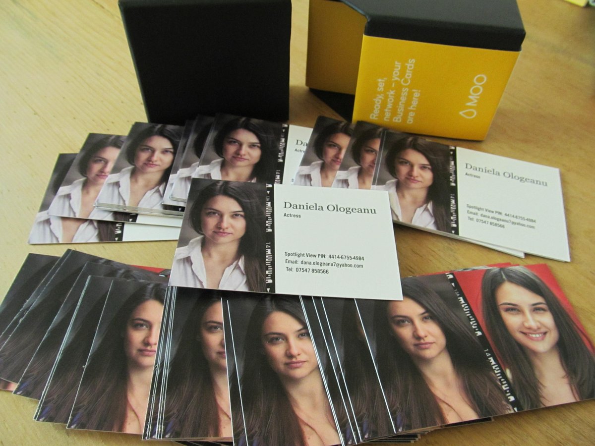 DanielaOlogeanu's tweet photo. My new business cards are here @MOO ! #networktime https://t.co/SVdbYUh9Ax