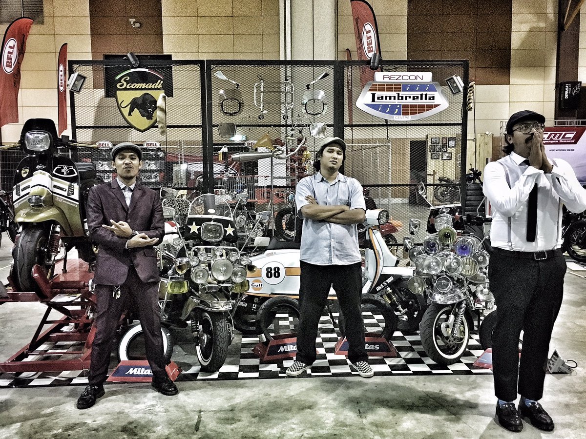 Malaysian Scomadi booth at #aos2016 #artofspeed2016