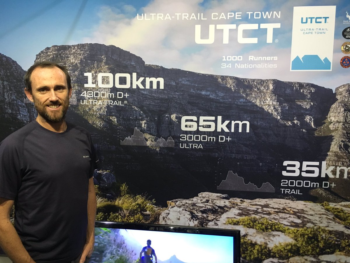 TRAILza's tweet photo. At #Comrades2016 Expo: SA's future mega-global trail #ultrarun. Bravo Stu &amp; team @UltratrailCT https://t.co/xoEFgAPrrj