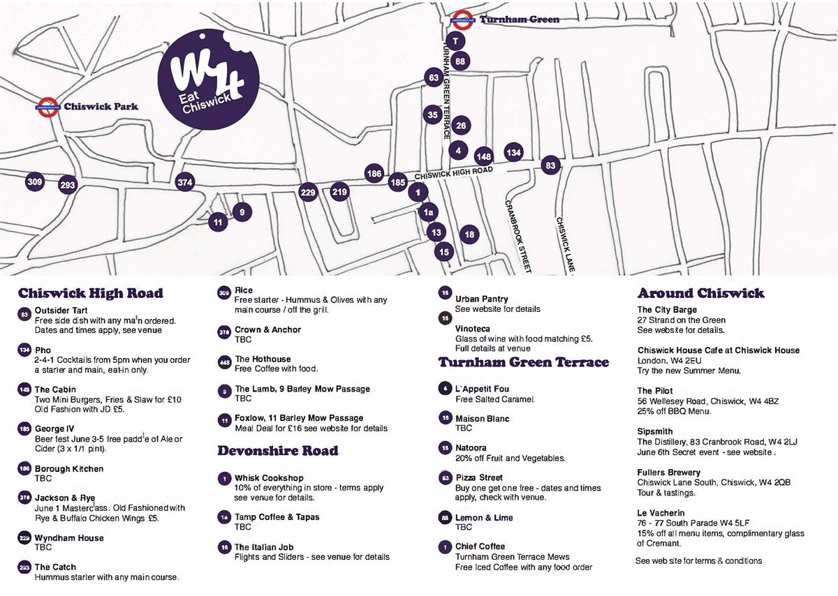 <a href="/ESgoingout/">ESgoingout</a> would be great to get a listing for our event eatchiswick.com June 1-8