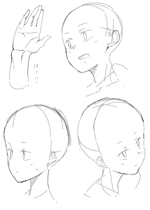 割と良く描くアングルで強敵3つ 