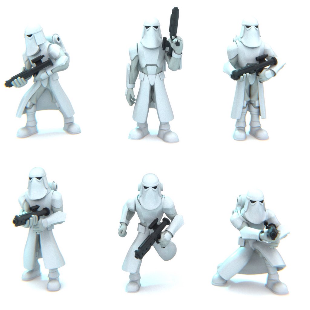 Oceanthebard's tweet image. Pose tests. Which one do you think is best? #DisneyInfinity #b3d #testrender
