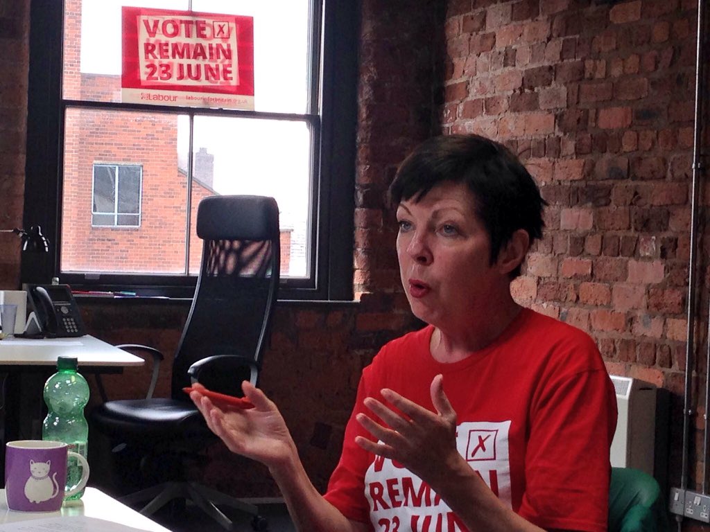 TheresaEurope's tweet image. Great to speak to @LGBTLabourNW's AGM today about why it's #LabourInForBritain!  #VoteRemain #OutForIn