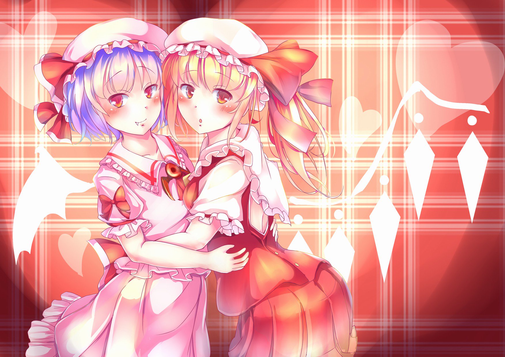 柑咲 Etc Auf Twitter らくがきレミフラ 羽根は もういいやと思った 東方 レミリア スカーレット フランドール スカーレット レミフラ T Co Vgw0ysghux Twitter