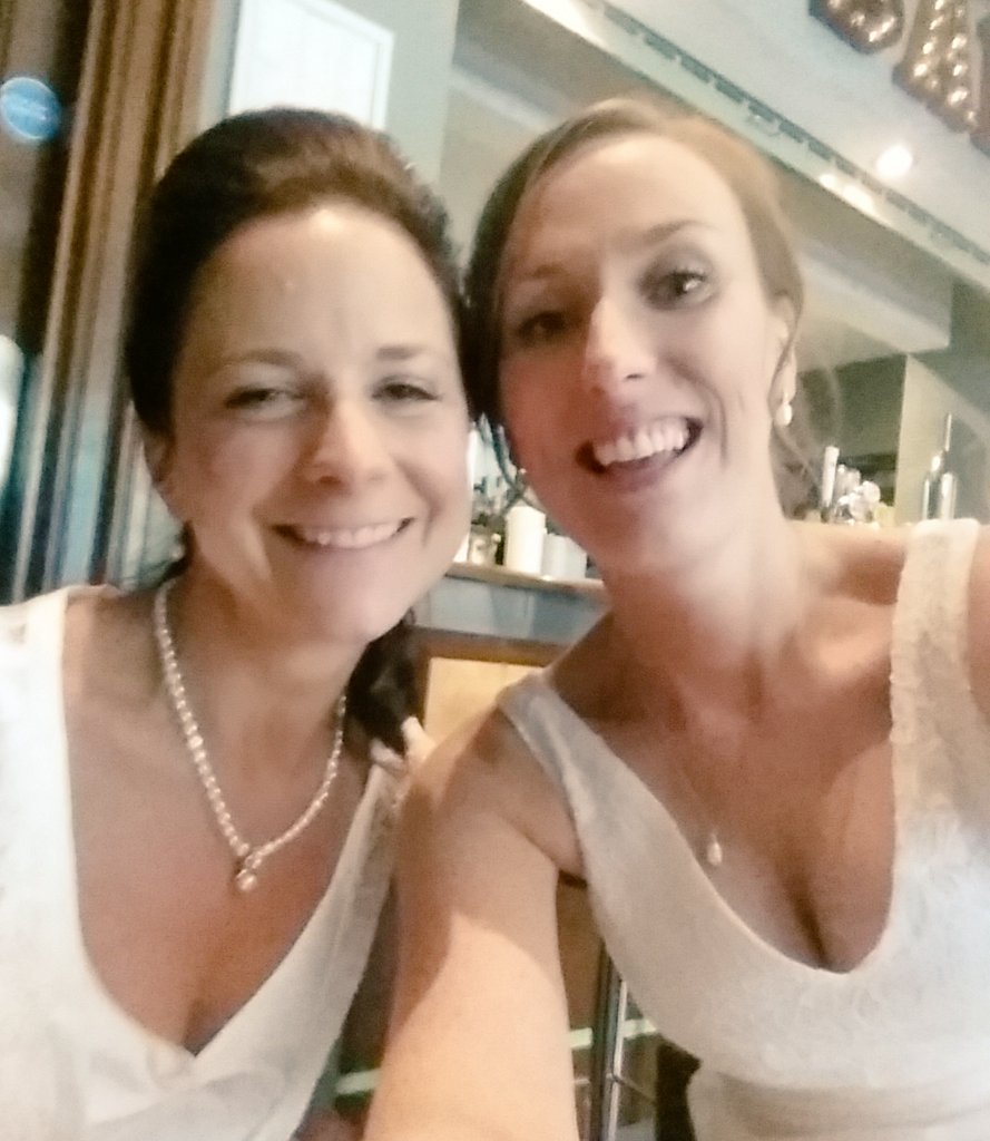 HDowson84's tweet photo. Please can I get a re-tweet for my wedding today! #equality @oliviawilde @Beverleyknight @TheEllenShow @EllenPage https://t.co/8MoUqdK6du