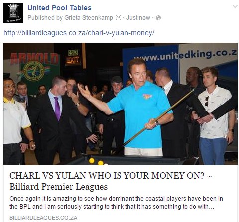 UnitedPool's tweet image. Semi Finals, who is your money on???
billiardleagues.co.za/charl-v-yulan-…