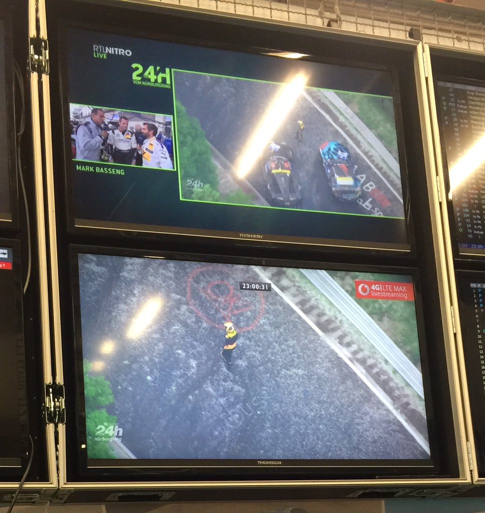 Crazy rain, snow and hail, cars couldn't even drive back anymore. Red flag, all ok now. Car is back and in 1 piece!