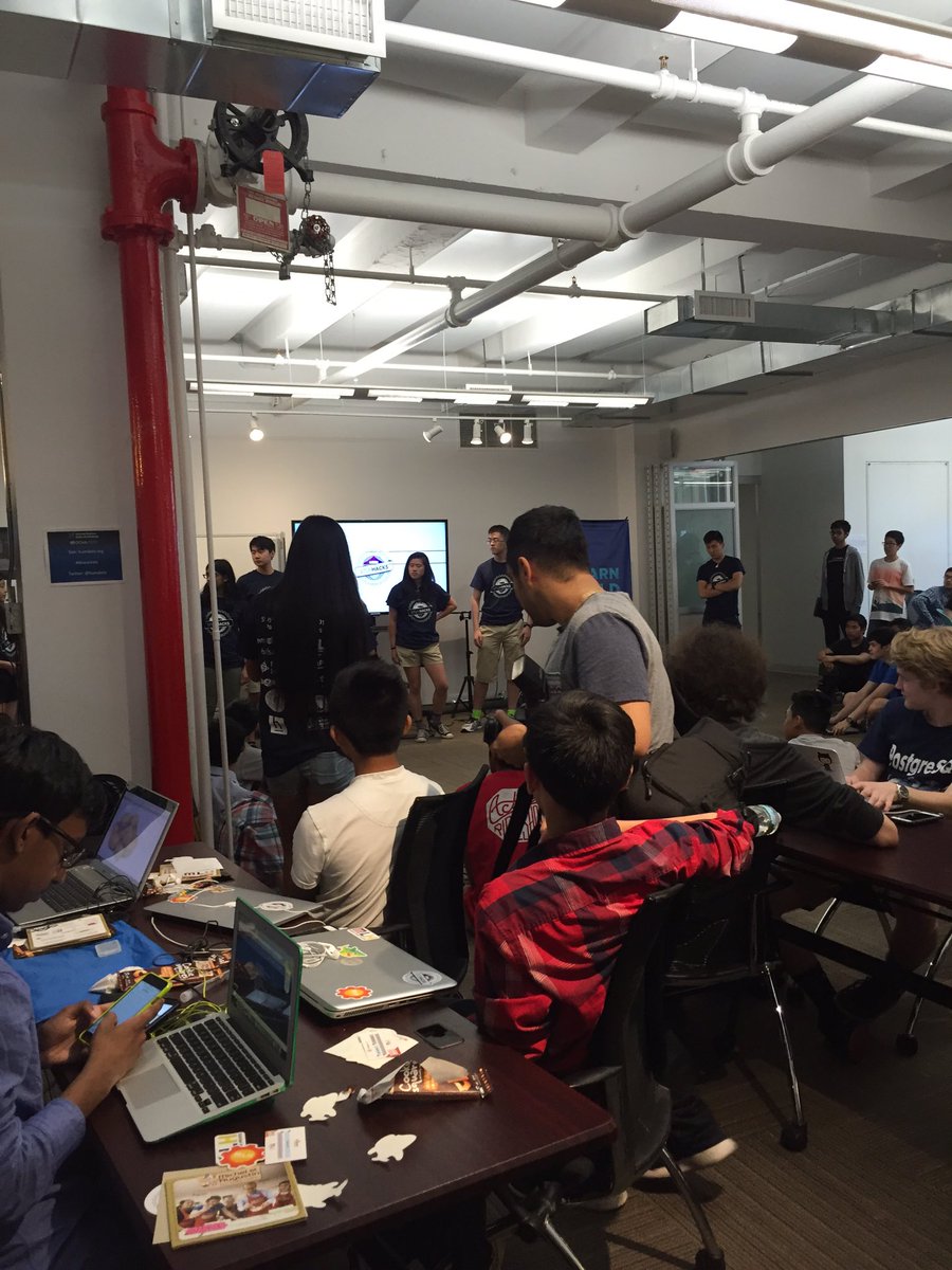 It's starting! Time to mentor the future of tech. #stuyhacks