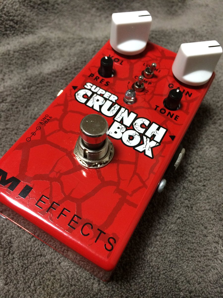 funkyBlues1980's tweet photo. クリッピング無しのmodeが、良い感じ! #MI AUDIO #SuperCrunchBox https://t.co/rVzak8msJc