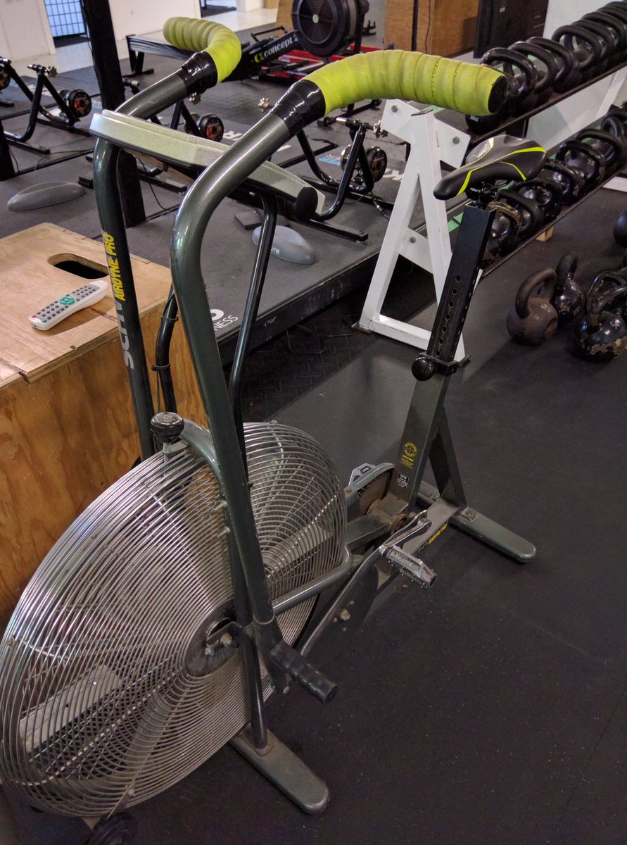 Made it around the pedal stroke today! I'm almost back. Who'd think the torture device would be good rehab.