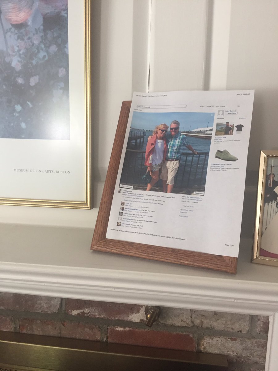 erinnmaynard's tweet photo. my grandparents printed out a screen shot of Facebook instead of just the photo https://t.co/en2R92Xak0