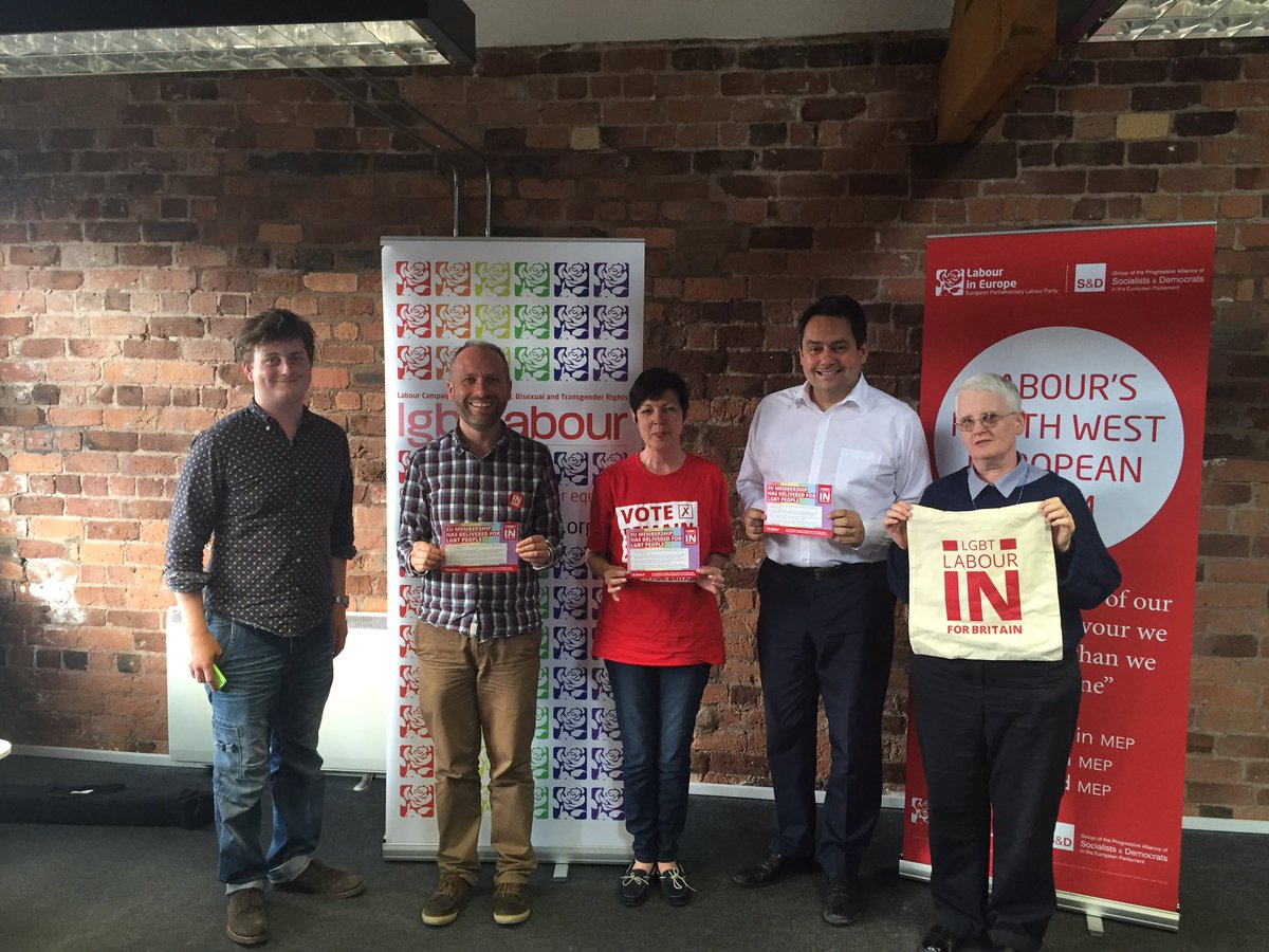 crispeater's tweet image. Here are @LGBTLabour @EuroLabour working together. #EUref #LabourInForBritain
