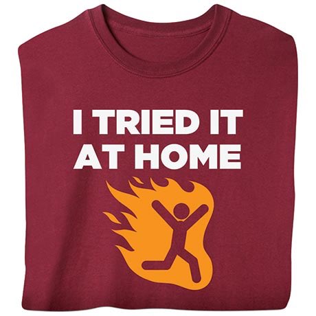_DaWeasel's tweet image. I tried it at home #funny #tshirt