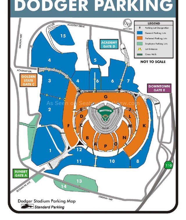 Large Dodger Stadium Seating Chart