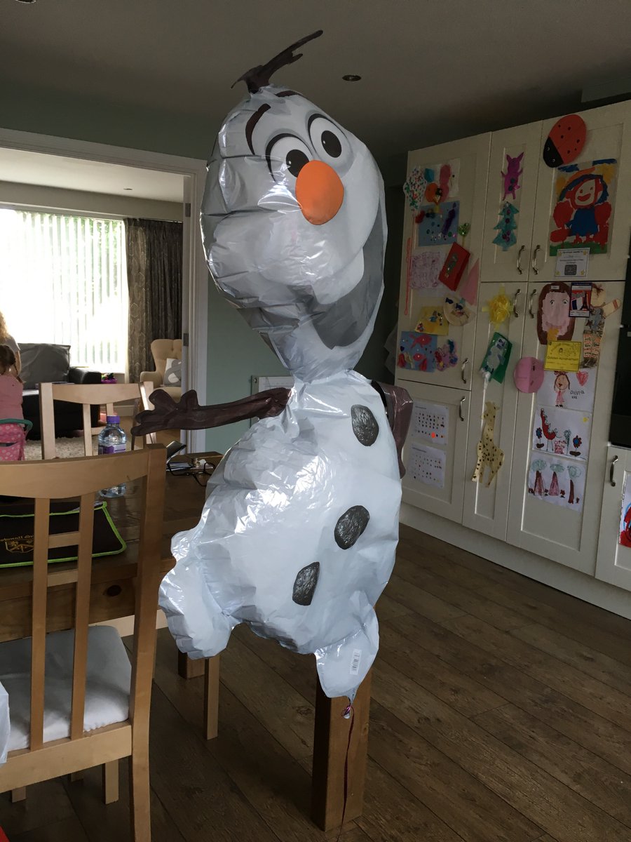 thefacers's tweet photo. There’s something haunting about a helium balloon that hovers at head height #olaf #frozen https://t.co/TewsyqwMx8