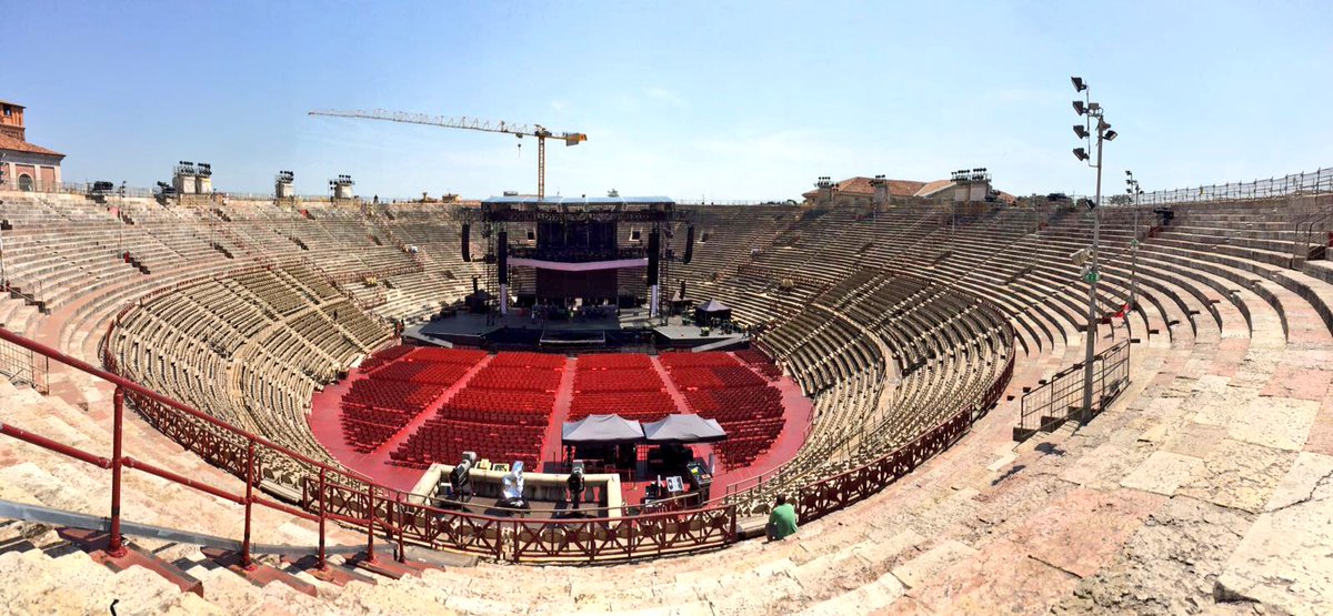 Can't to perform at the beautiful and iconic @arenaverona tonight and tomorrow night with <a href="/Adele/">Adele</a>