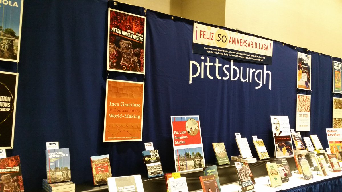 Surreal to see one's book at the LASA 2016 book exhibit.