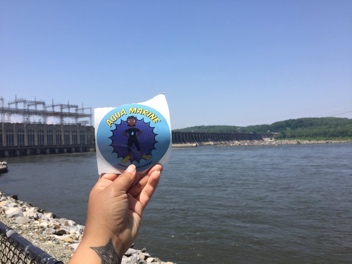 TheEmPOWERS's tweet photo. Aqua Marine visited her hometown for Memorial Day weekend!!! #conowingo dam https://t.co/hZrYYWSxqY