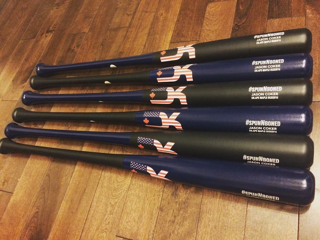 DKBatCompany's tweet photo. Getting one of our guys @cokebottle45 set up with some lumber @OttawaChampions #teamDK @CanAmLeague https://t.co/iGaLrScTAf