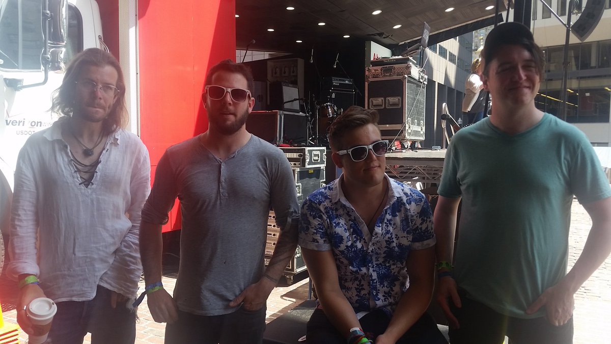 Local929's tweet image. Catch us and our boys @nemesband at the @Boston_Calling 3rd stage at 3! #BostonCalling