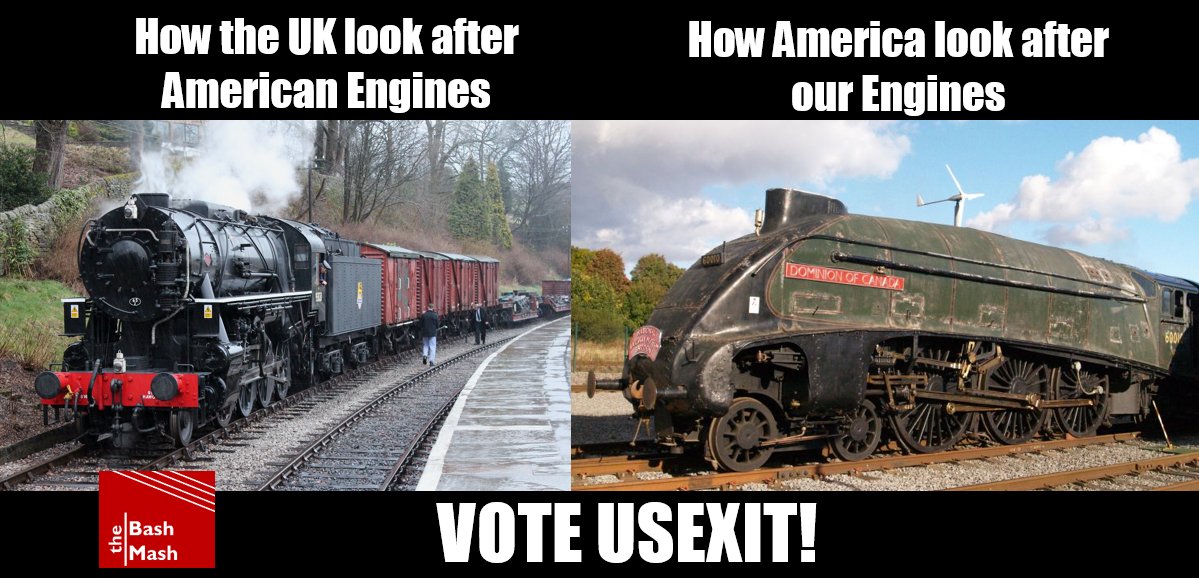 thebashmash's tweet image. Getting Political.

#USEXIT