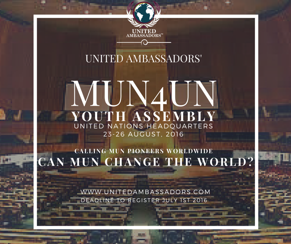 UA_MUN's tweet photo. Breaking News! We're hiring! Apply as Staff for the MUN4UN 2016 Assembly, UN HQ NYC here! https://t.co/1KrkMgbNsl https://t.co/LkNSjcU3pR