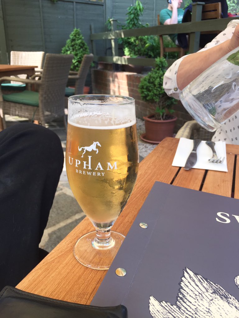 CleoneHilborne's tweet photo. Dinner, cocktails and #projectpilsner @uphambrewery @theswaninnchidd https://t.co/ZEQhhOqkVQ