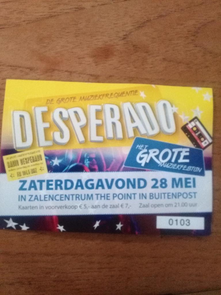 eddydevries30's tweet photo. Op naar #the point,@RadioDesperado  grote muziekfestijn# reünie. https://t.co/9kKtUsXMHG