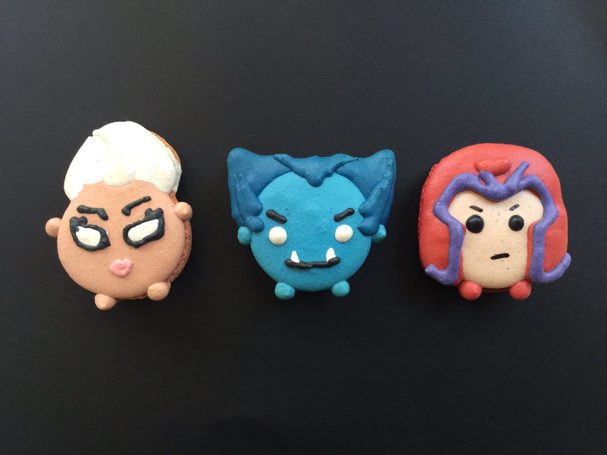 tealyfedrinks's tweet photo. Macarons available now! Storm - jasmine tea
Beast - earl grey
Magneto - Thai tea #macahhrun #macarons #tealyfe https://t.co/3tr7eWzxMm