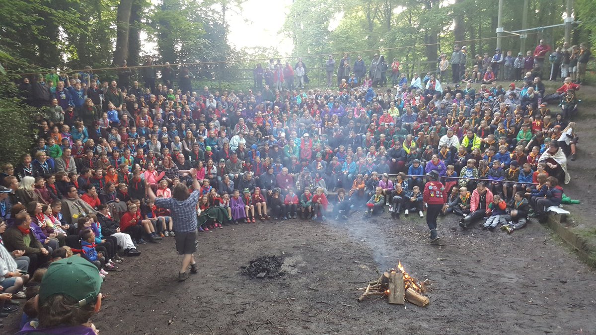 Blacktoftscouts's tweet image. Campfire time at @humbersidescout #cub100 camp 🎶 Cyril the centipede came to visit us too! #iscout