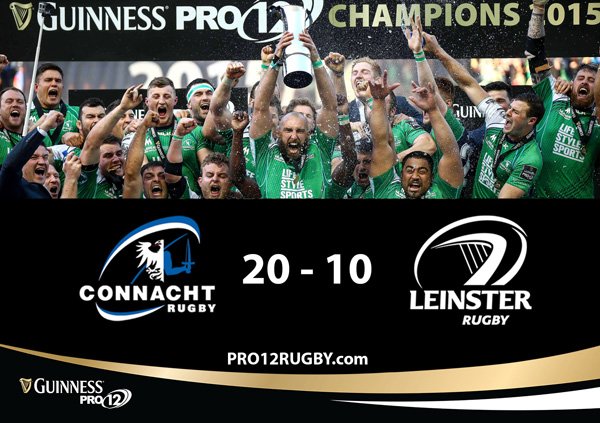 URCOfficial's tweet photo. Congratulations to @connachtrugby - The winners of the #GUINNESSPRO12! https://t.co/HYUARBtYXz