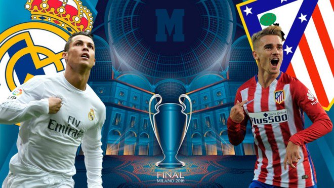 ¿Quien creéis que gana la gran final? 😱⚽⚽

🚀RT -> REAL MADRID 

💜MG -> ATLÉTICO DE MADRID