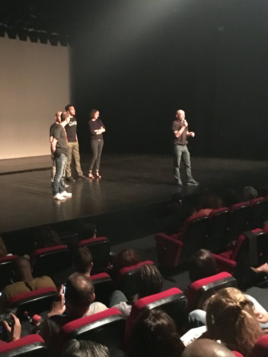 UFFPARIS's tweet photo. En direct de l'avant première STAR #marcaurelevecchione #starlefilm #mpaa #uffparis #resistancefilms https://t.co/Wlkh7psGLZ