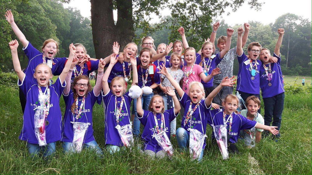 Een aantal kinderen van Het Timpaan hebben de 4 daagse va Doetinchem gelopen