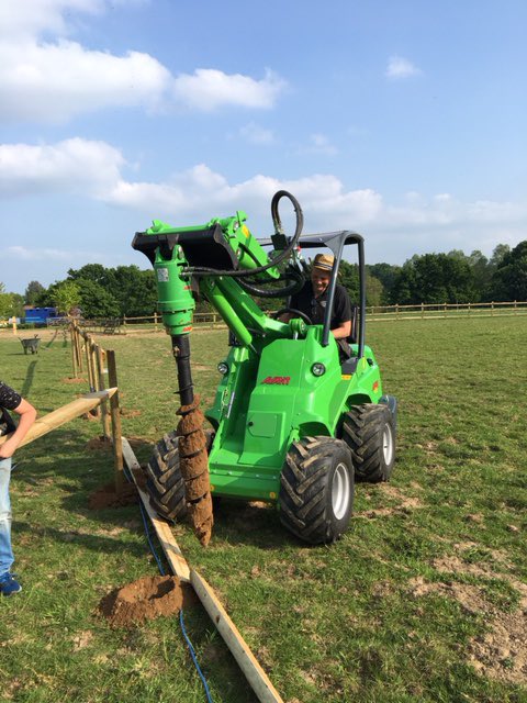 Another one of our machines out for hire, hirer sent me this picture with message of "what a magnificent machine"