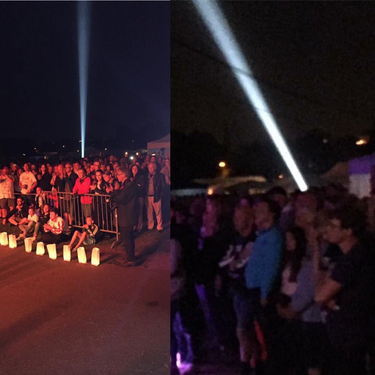 IntervisualLP's tweet image. 4000 Watt xenon #SKYSPOT in actie bij @SLVHZwolle #slvhzwolle tijdens de #kaarsenceremonie INTERVISUAL.NL