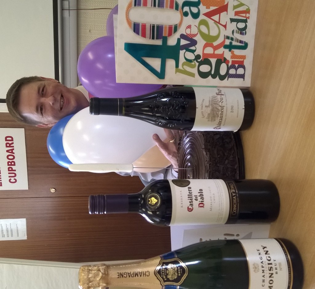 Sorry Neil for the sideways picture. Happy birthday and a little bit x